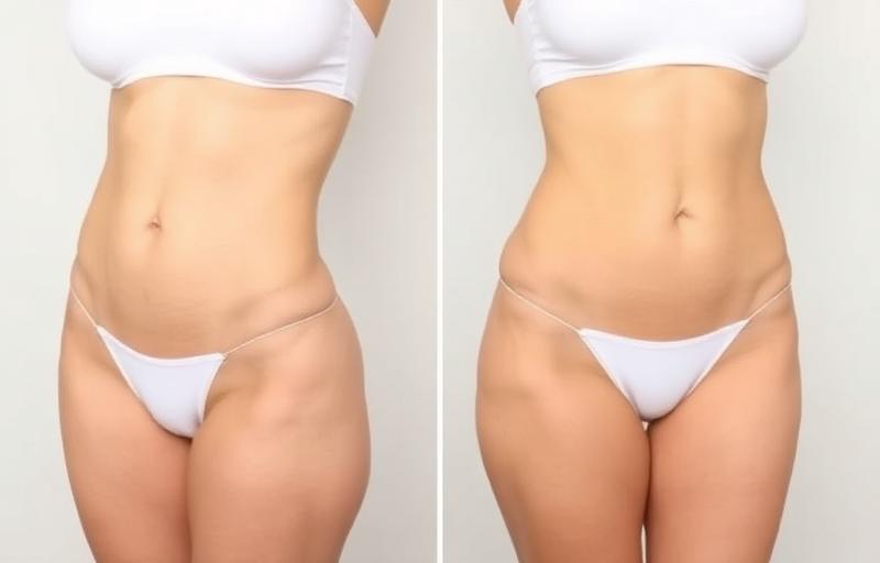 Antes e depois: Fechamento de diástase